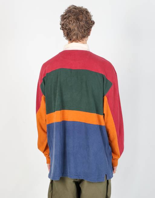 Vintage Zod xl rugby sweatshirt in multi coloured, 2 of 4