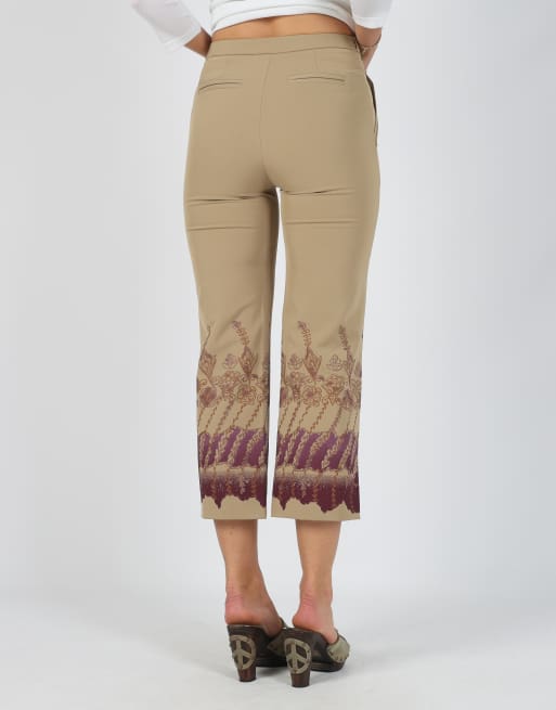 Vintage Zoe XS woven trousers in tan, 4 of 4