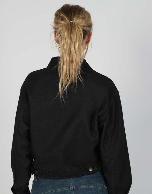 Vintage Zuanbaulihuang S casual jacket in black, 4 of 4