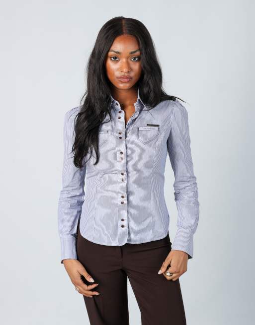 Vintage Zuelements S shirt in light blue