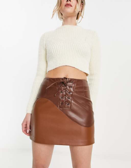 Chic Black Pencil Skirt - Leather Skirt - Vegan Leather Skirt - Lulus