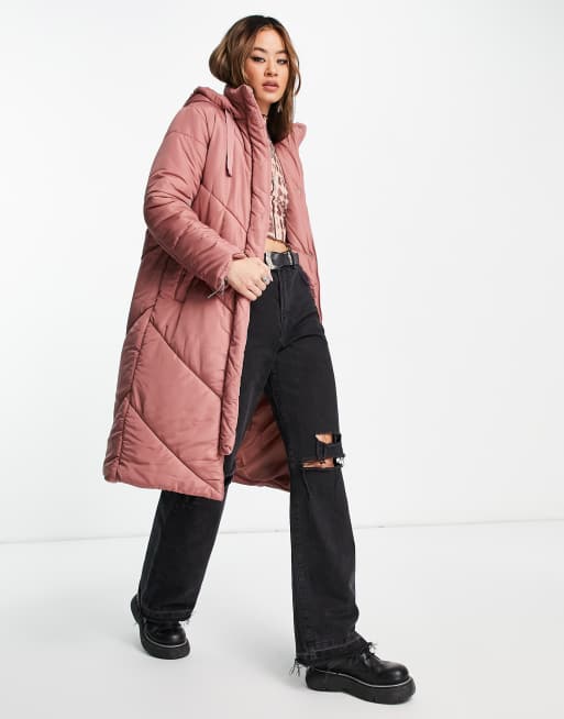 Dusky pink outlet coat