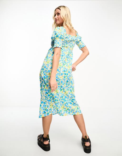 Faithfull the brand store majorelle midi dress