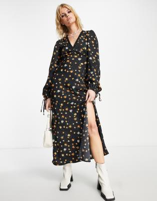 Violet Romance midaxi dress in ditsy floral - ASOS Price Checker