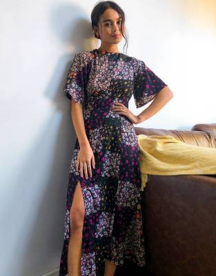 violet romance mesh midi dress in brown swirl print Mami  @fashionnova  Women's Dusk Till Dawn Ombre Mesh Micro Mini Dress  in Purple  Women's Butterfly Garden Wrap Up Heels in Pink  Majestic  Swirl Clutch