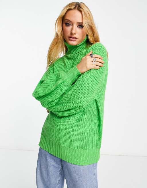 Lime roll best sale neck jumper