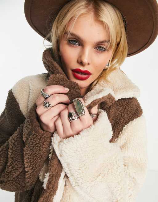 Teddy store borg coat