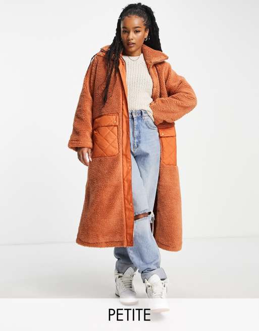 Borg hotsell coat longline