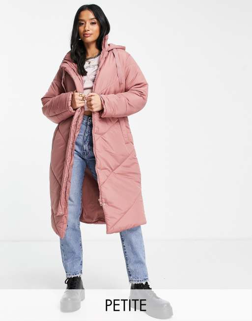 Violet Romance Petite - Piumino taglio lungo rosa pallido