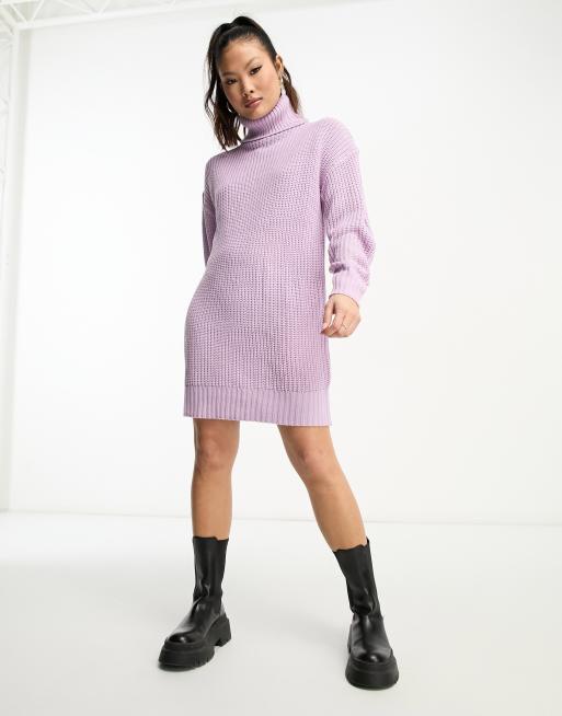 Aria Longline Jumper Purple, Knitwear