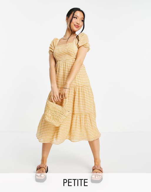 Petite tiered cheap dress