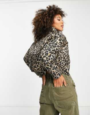 Replay leopard hot sale print jacket