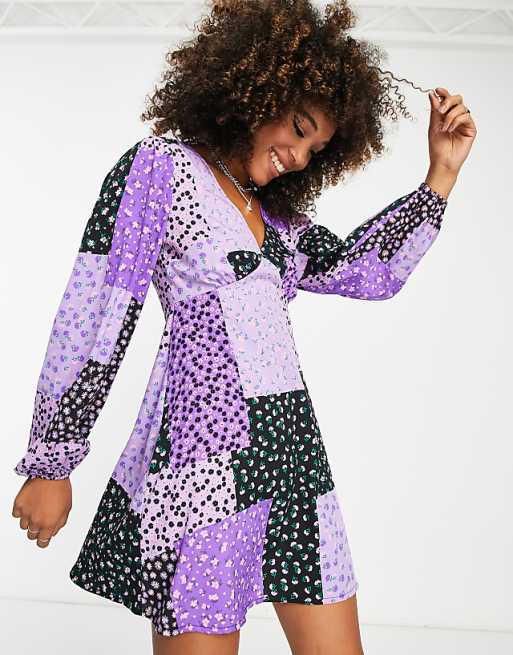 Party Print Patchwork V Neck Cardigan(4 Colors) Party Print Patchwork V Neck Cardigan(4 Colors)