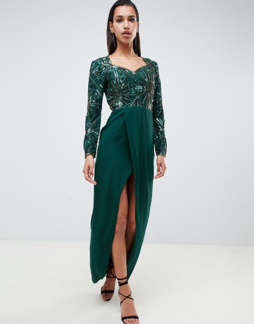 Virgos lounge on sale emerald green dress