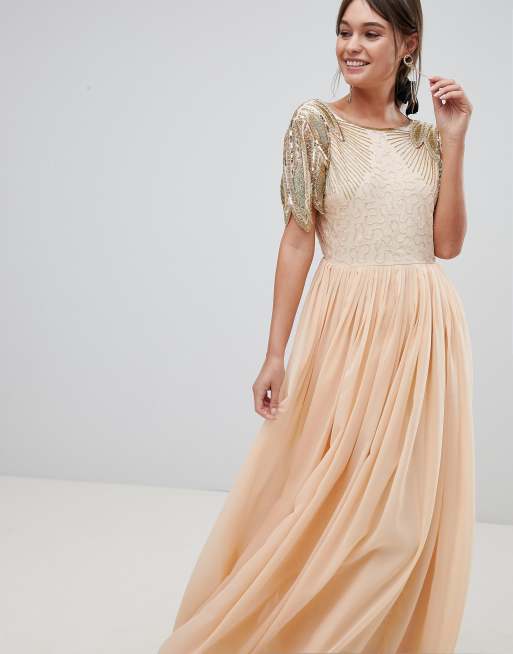 Virgos lounge outlet peach dress