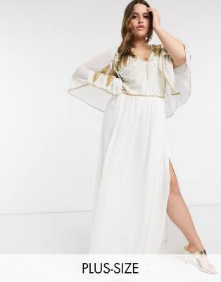 robe longue ivoire