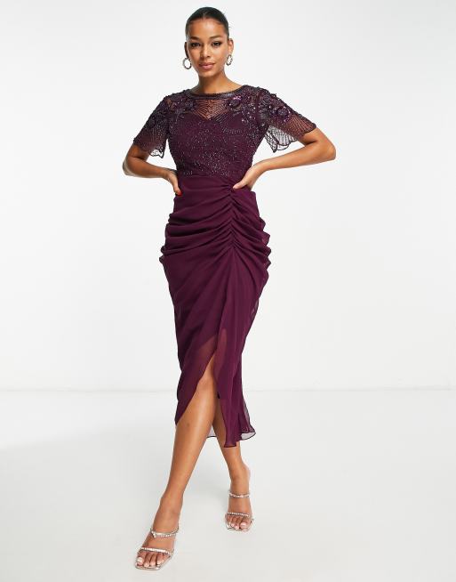 Virgos lounge 2024 purple dress