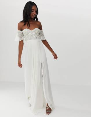 ecru maxi dress