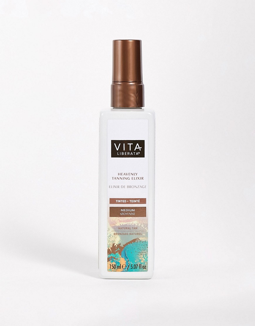 vita liberata heavenly tanning elixir tinted medium 150ml-no colour