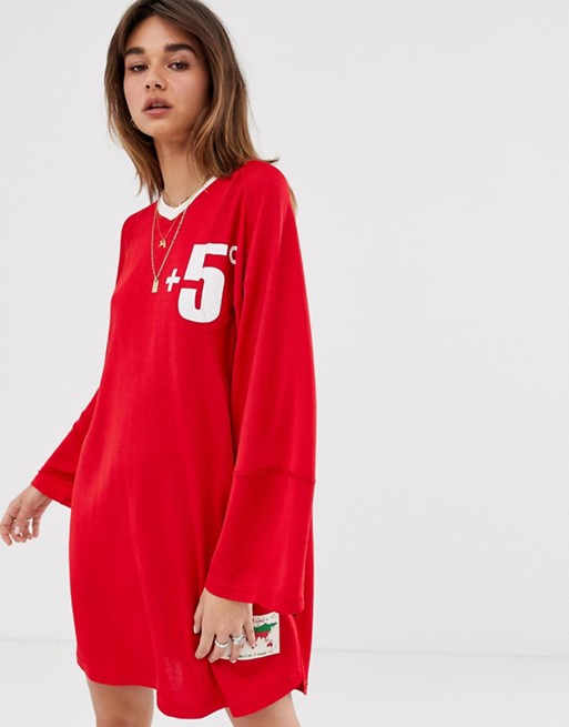 Vivienne Westwood Anglomania oversized jersey dress