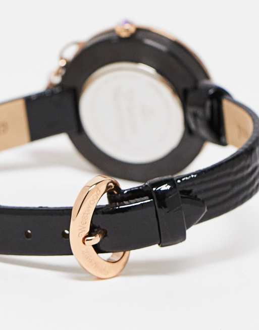Vivienne Westwood - Bow - Montre avec breloque or - Noir/doré, 4 de 4