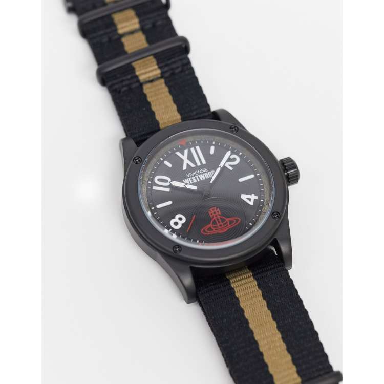 Vivienne Westwood dalston watch in stripe