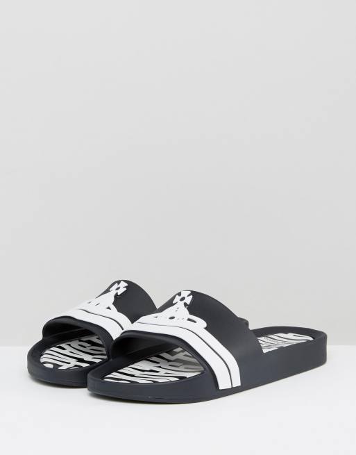 Vivienne Westwood For Melissa Black Beach Slides