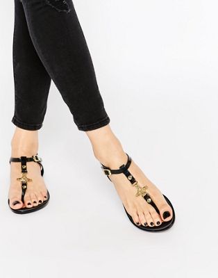 black vivienne westwood sandals