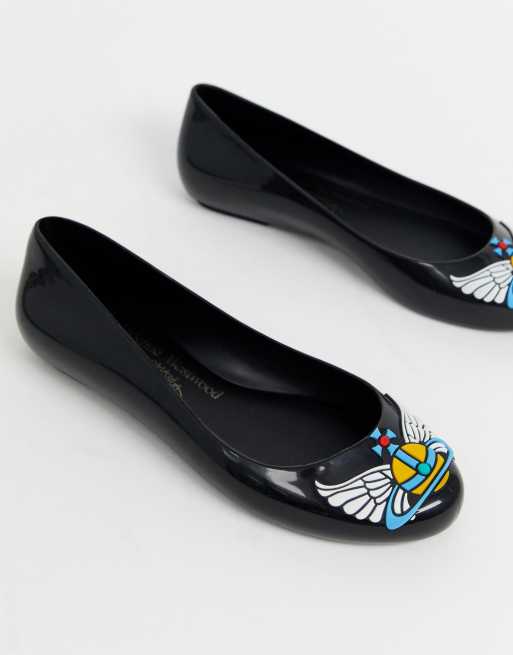 Vivienne Westwood For Melissa Flat Shoes In Black Asos