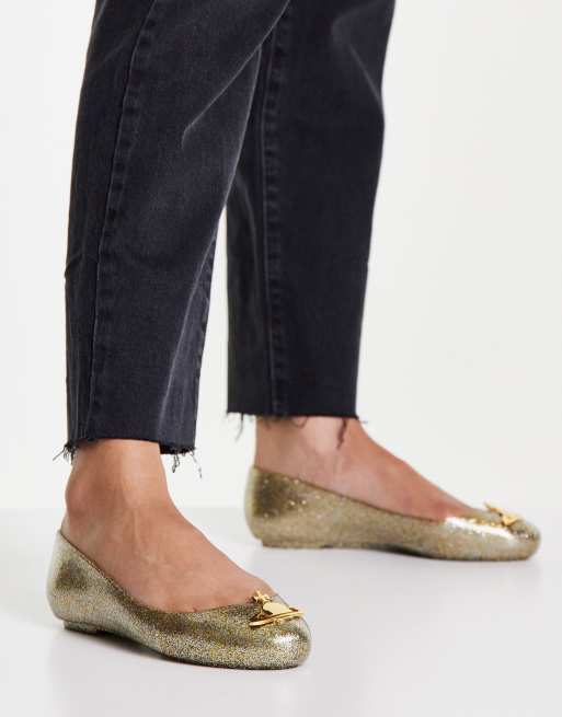 Vivienne westwood cheap gold shoes