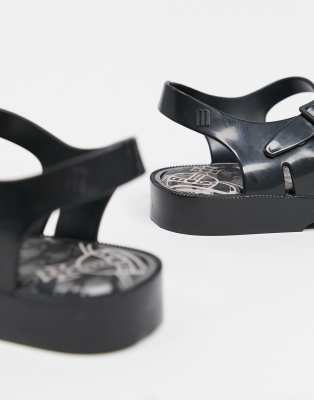 vivienne westwood black jelly shoes