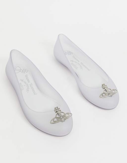 Flats Vivienne Westwood White size 9 UK in Rubber - 22084195