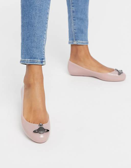 Vivienne Westwood for Melissa Orb ballet in pink | ASOS