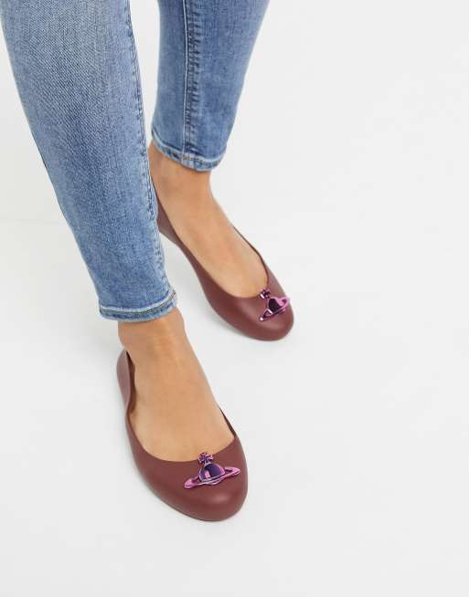 Plum flat clearance shoes