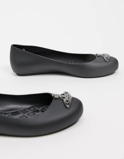 Vivienne Westwood by Melissa ultragirl orb flat shoes in black