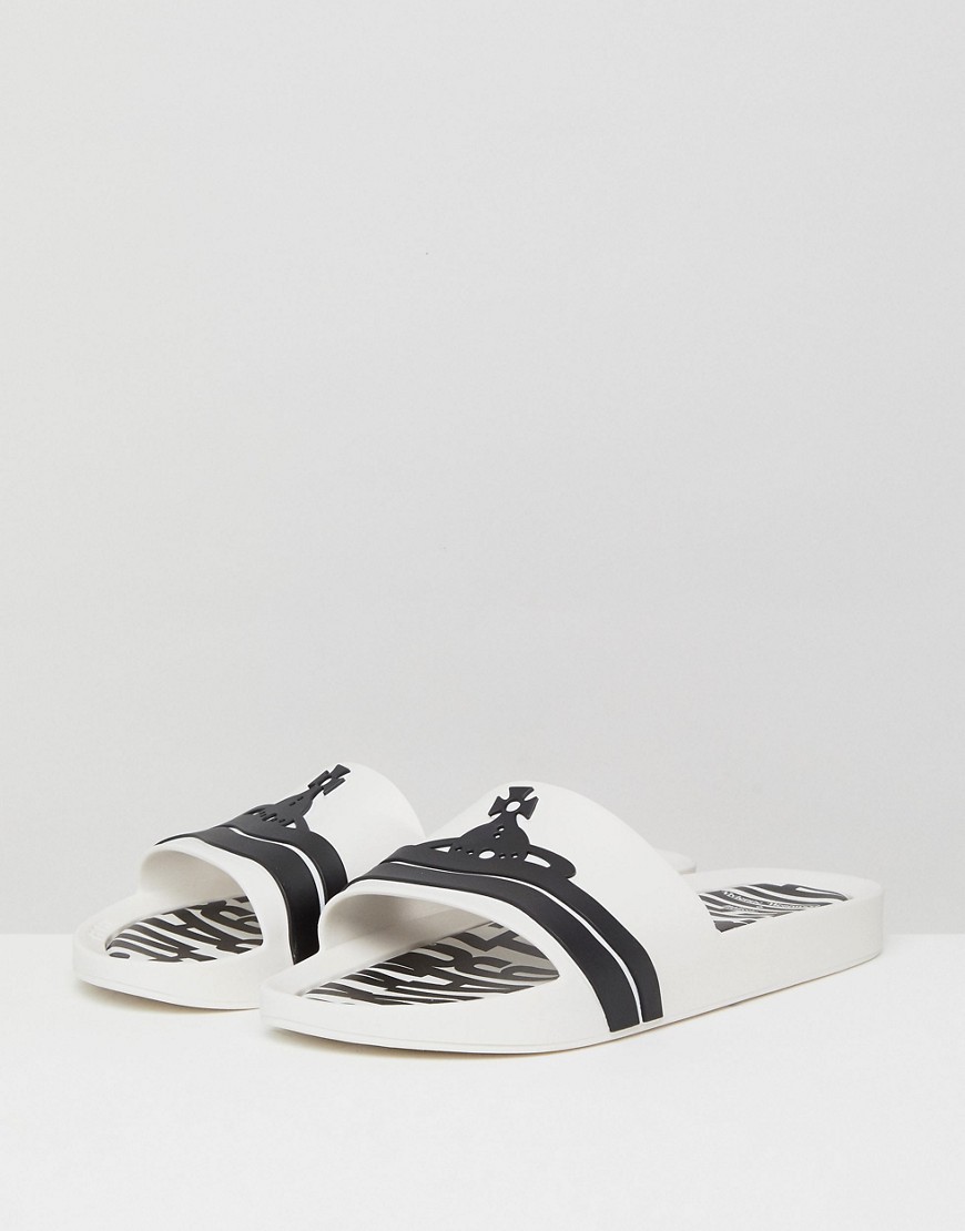Vivienne Westwood For Melissa - Slippers in wit