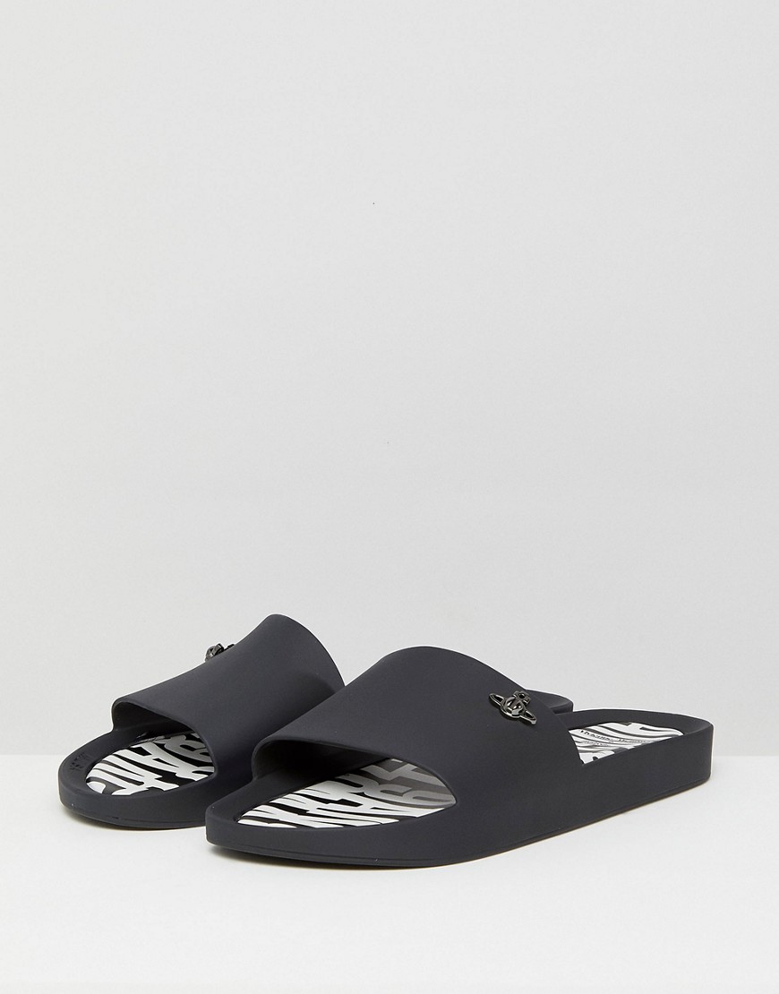 Vivienne Westwood For Melissa - Slippers met hemellichaam-logo-Zwart