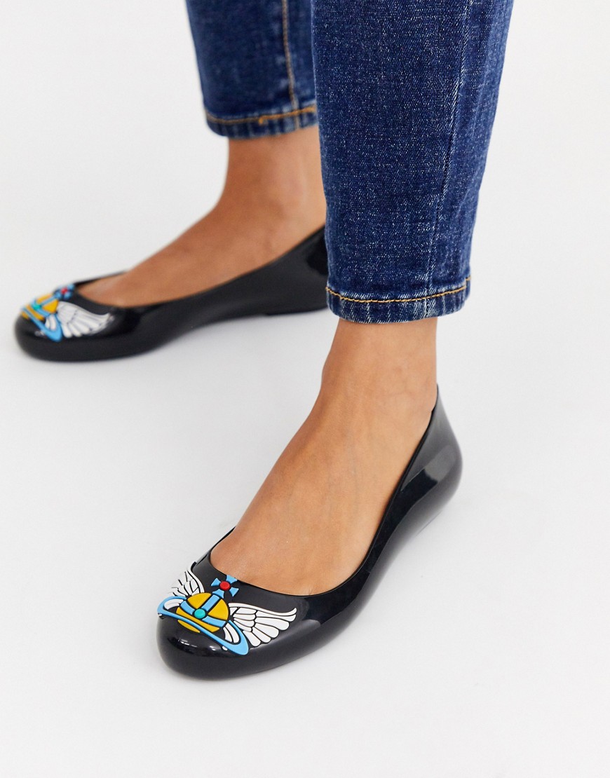 Vivienne Westwood for Melissa - Sorte flade sko