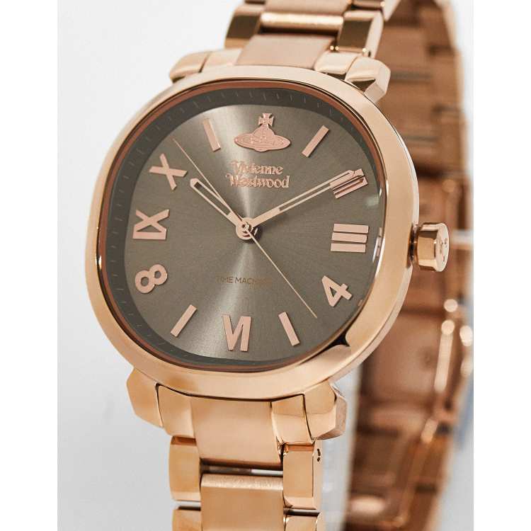 Vivienne Westwood Mayfair chunky watch in rose gold ASOS