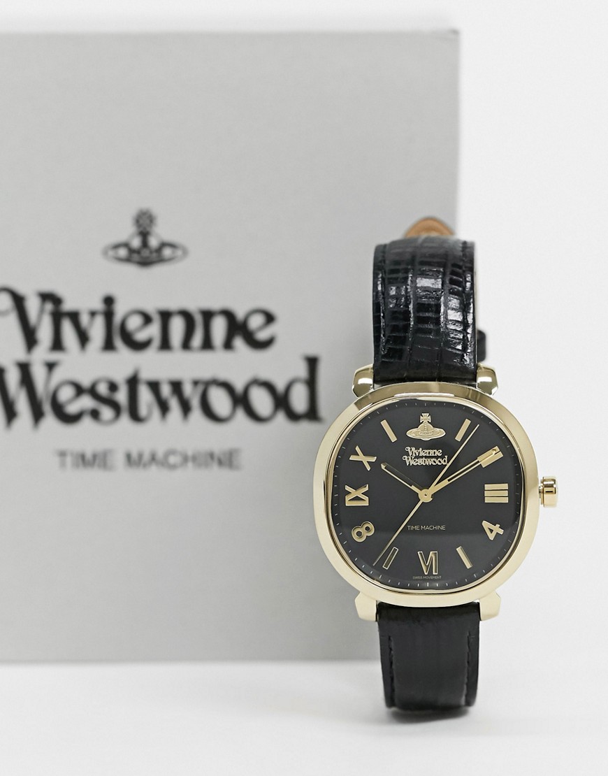 Vivienne Westwood – Mayfair – Klocka med svart armband