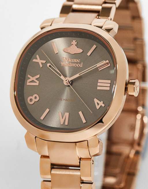 Vivienne Westwood – Mayfair – Masywny zegarek w kolorze różowego złota