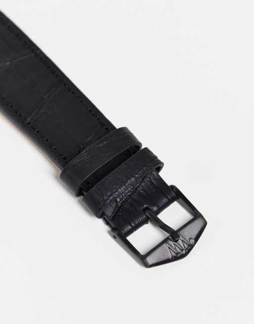 Vivienne Westwood - Orologio con cinturino in pelle nera, 3 di 4