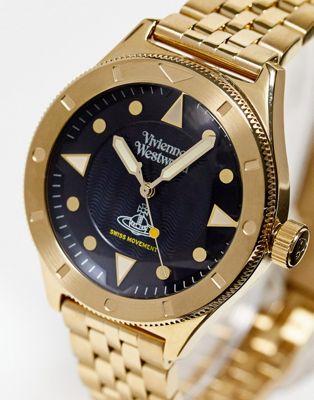 Vivienne Westwood Smithfield bracelet watch in gold