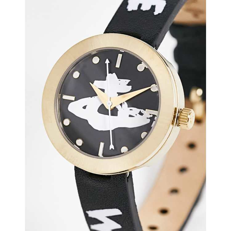 Vivienne Westwood Southbank watch in black and white