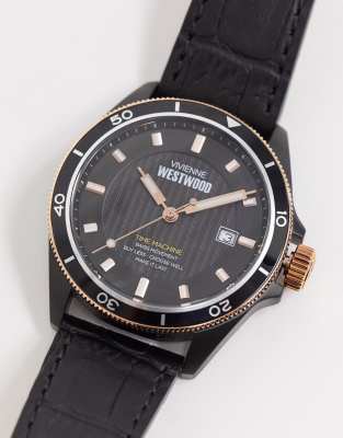 Vivienne Westwood spitalfields watch in black