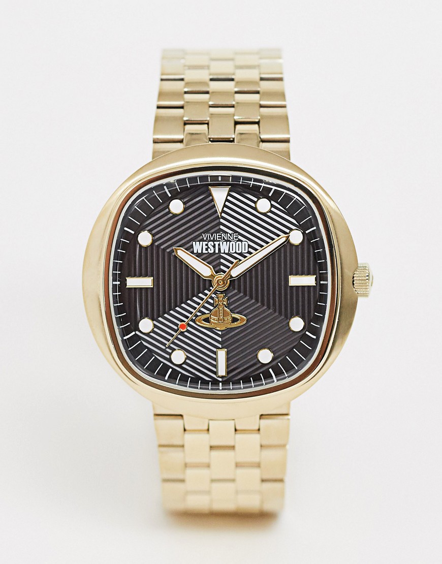 Vivienne Westwood VV177GDBK Lexington bracelet watch in gold