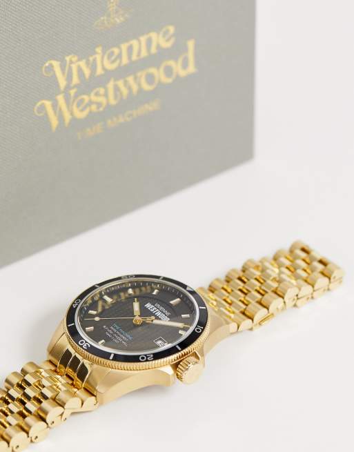 Vivienne Westwood - VV181BKGD - Spitalfields - Montre homme - Doré, 4 de 4