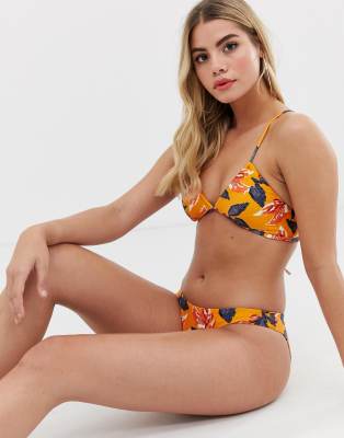asos floral bikini