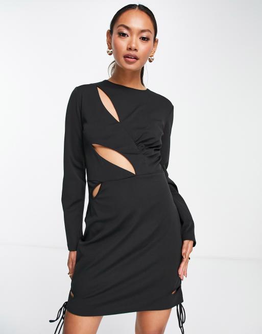 Express black best sale wrap dress