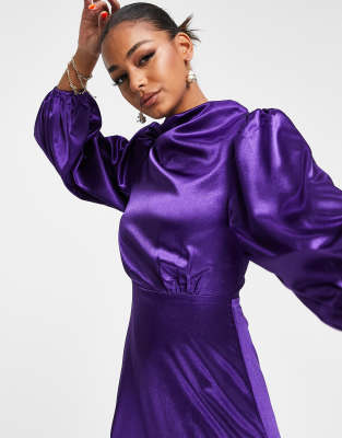 Zara robe longue discount violette